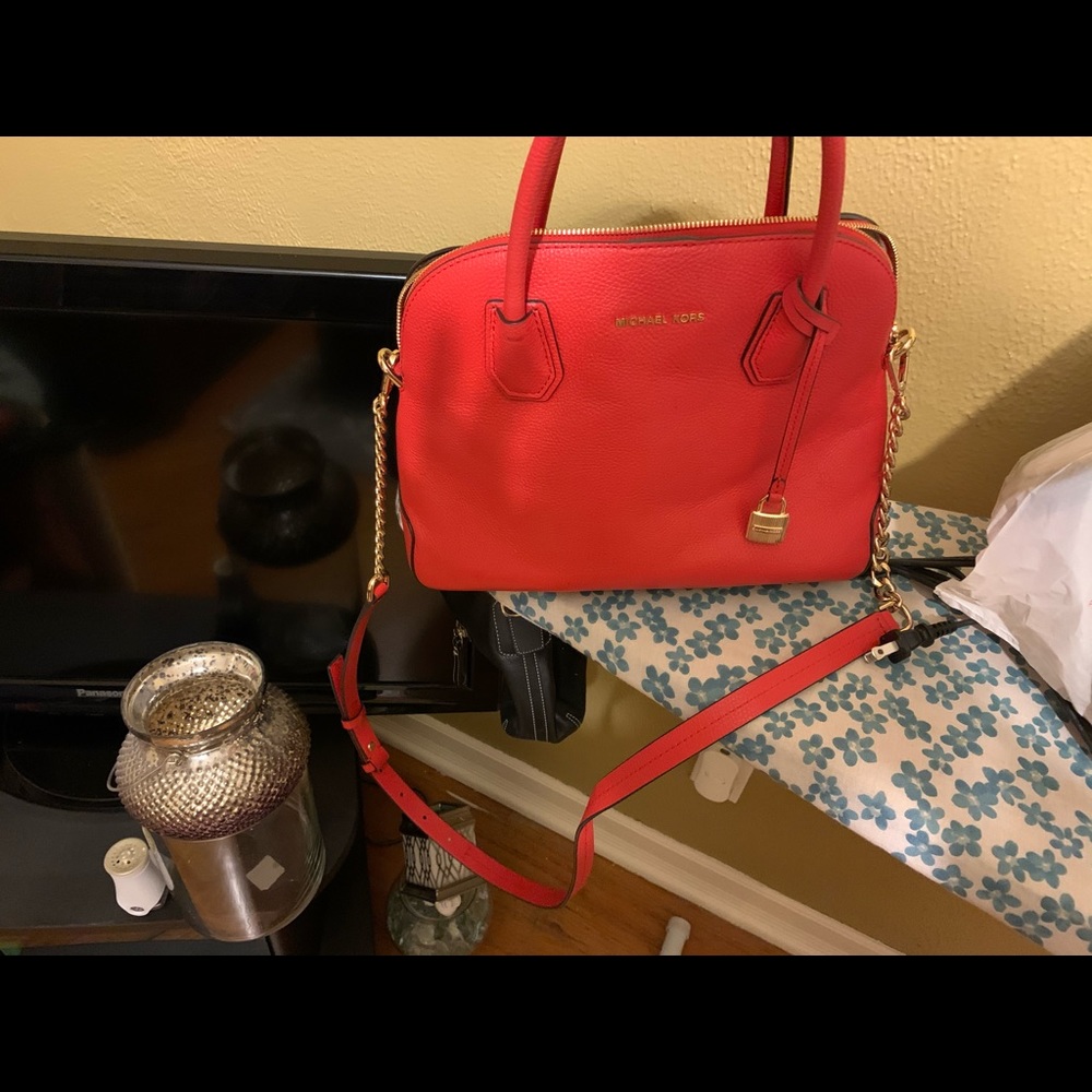 Michael Kors satchel with crossbody strap